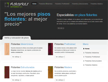 Tablet Screenshot of lospisosflotantes.com.ar